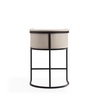 Manhattan Comfort Cosmopolitan Counter Stool in Cream and Black CS008-CR